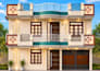 design realistic ai enhanced 3d house elevation